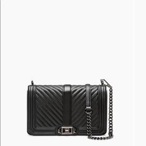 Rebecca Minkoff Chevron Quilted Love Crossbody